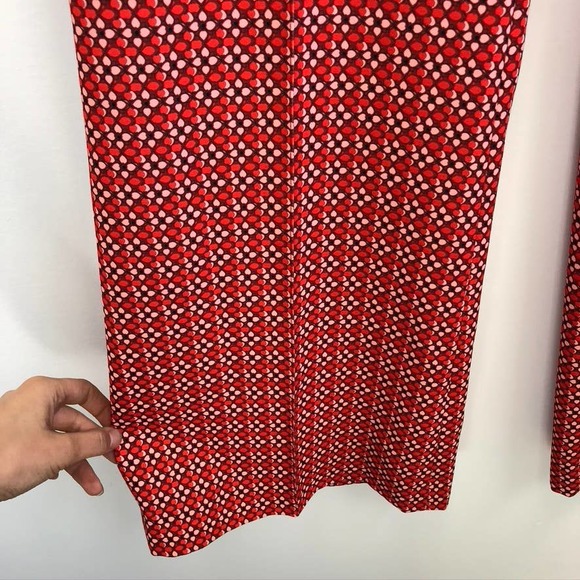 Alice + Olivia Red Wide Leg Jumpsuit - Picture 4 of 13